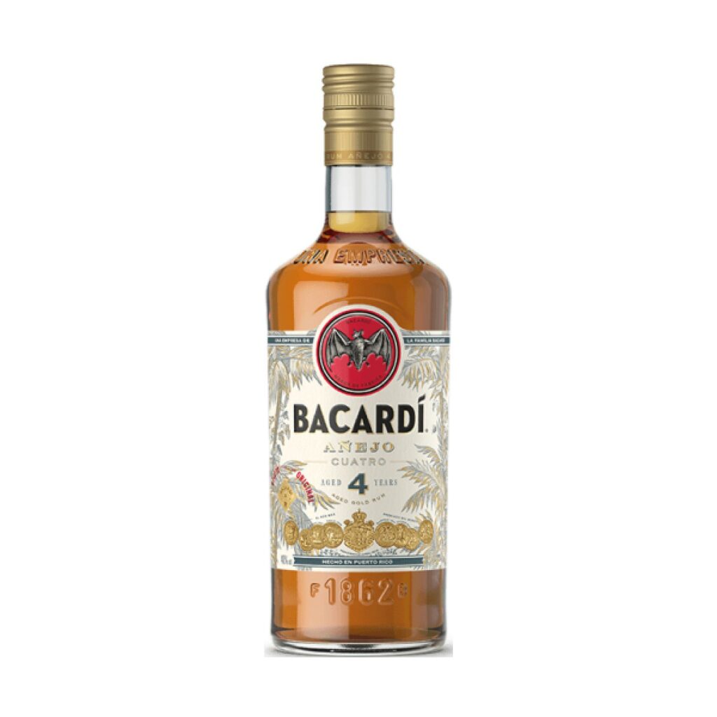 Bacardí Añejo 4 Años Ron 750 ml Bebidas RD
