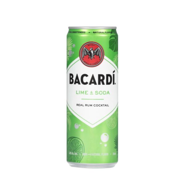 Bacardí lime & soda ready to drink